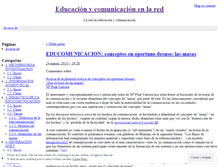 Tablet Screenshot of educacionycomunicacion.wordpress.com