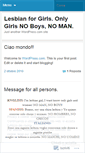 Mobile Screenshot of lesbiconissima.wordpress.com