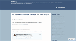 Desktop Screenshot of drnmblog.wordpress.com
