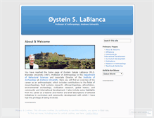 Tablet Screenshot of labianca.wordpress.com