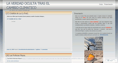 Desktop Screenshot of laverdadsobreelcambioclimatico.wordpress.com