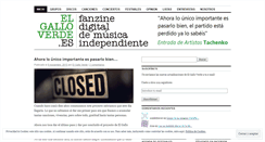 Desktop Screenshot of elgalloverde.wordpress.com