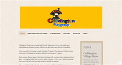 Desktop Screenshot of caddingtonplaygroup.wordpress.com