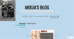 Desktop Screenshot of akkua.wordpress.com