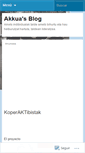 Mobile Screenshot of akkua.wordpress.com
