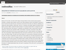 Tablet Screenshot of endosulfan.wordpress.com