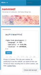 Mobile Screenshot of nammied.wordpress.com