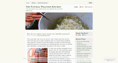 Desktop Screenshot of naturalwellnesskitchen.wordpress.com