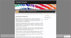Desktop Screenshot of lifestylerewards.wordpress.com