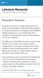 Mobile Screenshot of lifestylerewards.wordpress.com