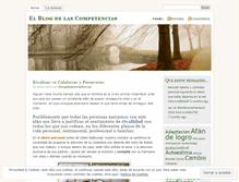 Tablet Screenshot of elblogdelascompetencias.wordpress.com