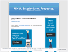 Tablet Screenshot of minimbarcelona.wordpress.com