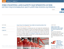 Tablet Screenshot of fireextinguishersindia.wordpress.com
