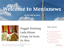 Tablet Screenshot of menixnews.wordpress.com