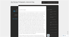 Desktop Screenshot of alexanderramsay.wordpress.com