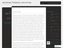 Tablet Screenshot of alexanderramsay.wordpress.com
