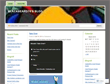Tablet Screenshot of blackbeard76.wordpress.com