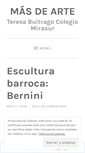 Mobile Screenshot of masdearte.wordpress.com
