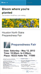 Mobile Screenshot of bloomhouston.wordpress.com
