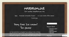 Desktop Screenshot of madefromlove.wordpress.com