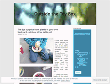 Tablet Screenshot of outsidethetoybox.wordpress.com