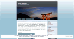 Desktop Screenshot of msajhokuriku.wordpress.com