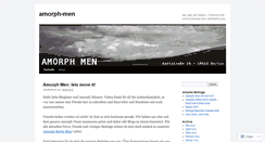 Desktop Screenshot of amorphmen.wordpress.com