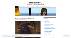 Desktop Screenshot of hibiscush.wordpress.com