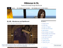 Tablet Screenshot of hibiscush.wordpress.com