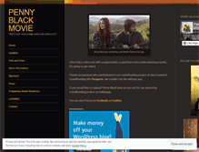 Tablet Screenshot of pennyblackmovie.wordpress.com