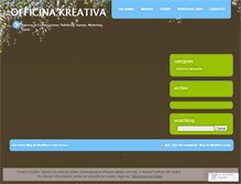 Tablet Screenshot of officinakreativa.wordpress.com