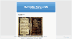 Desktop Screenshot of illuminatedmanuscripts.wordpress.com