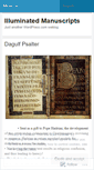 Mobile Screenshot of illuminatedmanuscripts.wordpress.com