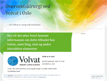 Tablet Screenshot of overvektskirurgi.wordpress.com