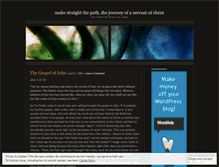Tablet Screenshot of makestraightthepath.wordpress.com