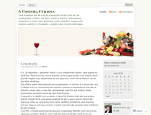 Tablet Screenshot of cozinhacuriosa.wordpress.com