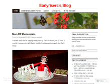 Tablet Screenshot of earlyrisers.wordpress.com