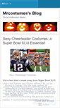 Mobile Screenshot of mrcostumes.wordpress.com
