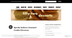 Desktop Screenshot of fiftytwodesserts.wordpress.com
