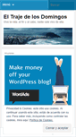 Mobile Screenshot of eltrajedelosdomingos.wordpress.com