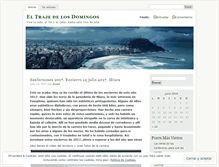 Tablet Screenshot of eltrajedelosdomingos.wordpress.com