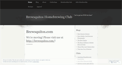 Desktop Screenshot of brewsquitos.wordpress.com