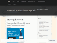 Tablet Screenshot of brewsquitos.wordpress.com