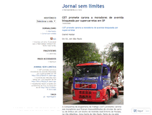 Tablet Screenshot of jornalsemlimites.wordpress.com