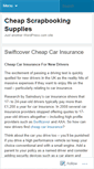 Mobile Screenshot of cheapscrapbookingsupplies.wordpress.com