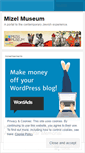 Mobile Screenshot of mizelmuseum.wordpress.com