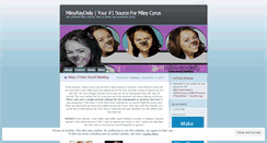Desktop Screenshot of mileyraydaily.wordpress.com