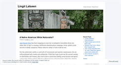 Desktop Screenshot of lingitlatseen.wordpress.com