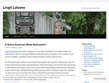 Tablet Screenshot of lingitlatseen.wordpress.com