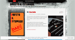 Desktop Screenshot of directoalestomago.wordpress.com